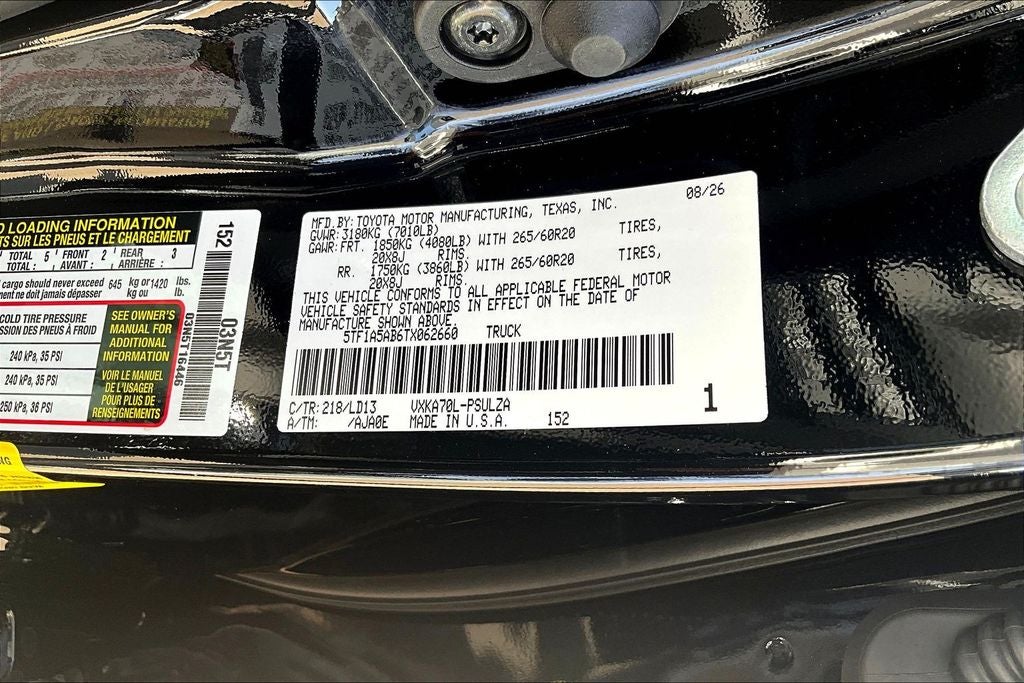 2026 Toyota Tundra Limited