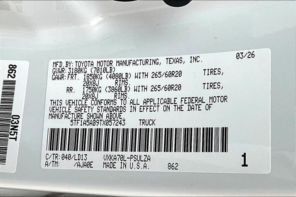 2026 Toyota Tundra Limited