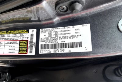 2025 Toyota Tundra Limited