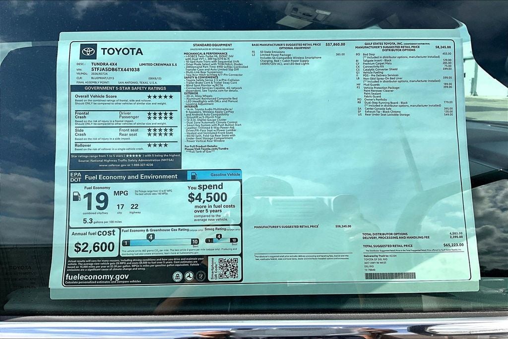 2026 Toyota Tundra Limited