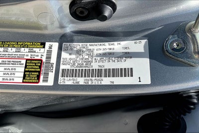 2025 Toyota Tundra SR5