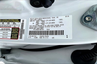 2026 Toyota Tundra SR5