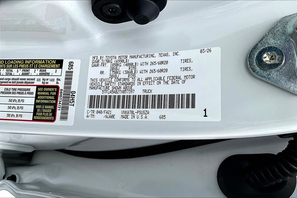 2026 Toyota Tundra SR5