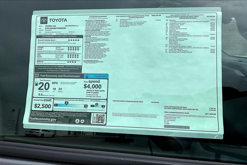 2026 Toyota Tundra SR5