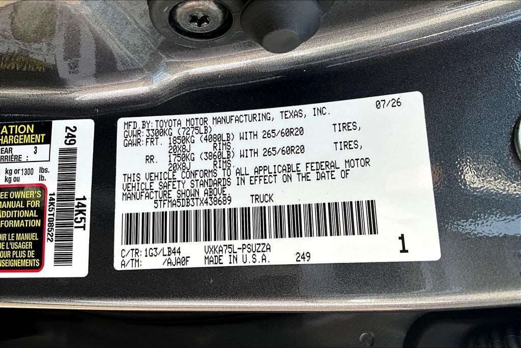 2026 Toyota Tundra 1794