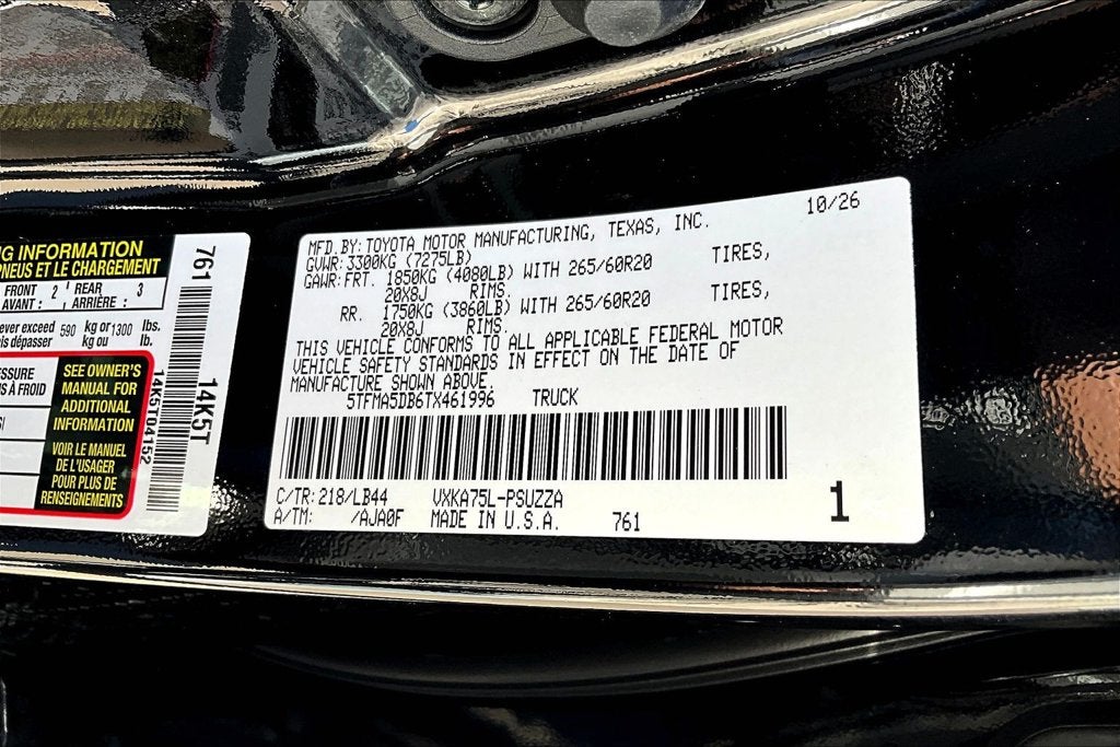 2026 Toyota Tundra 1794 Edition