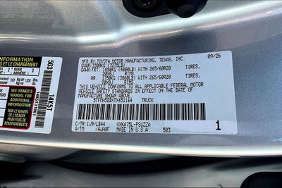 2026 Toyota Tundra 1794 Edition