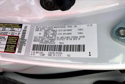 2023 Toyota Tundra Hybrid 1794 Edition