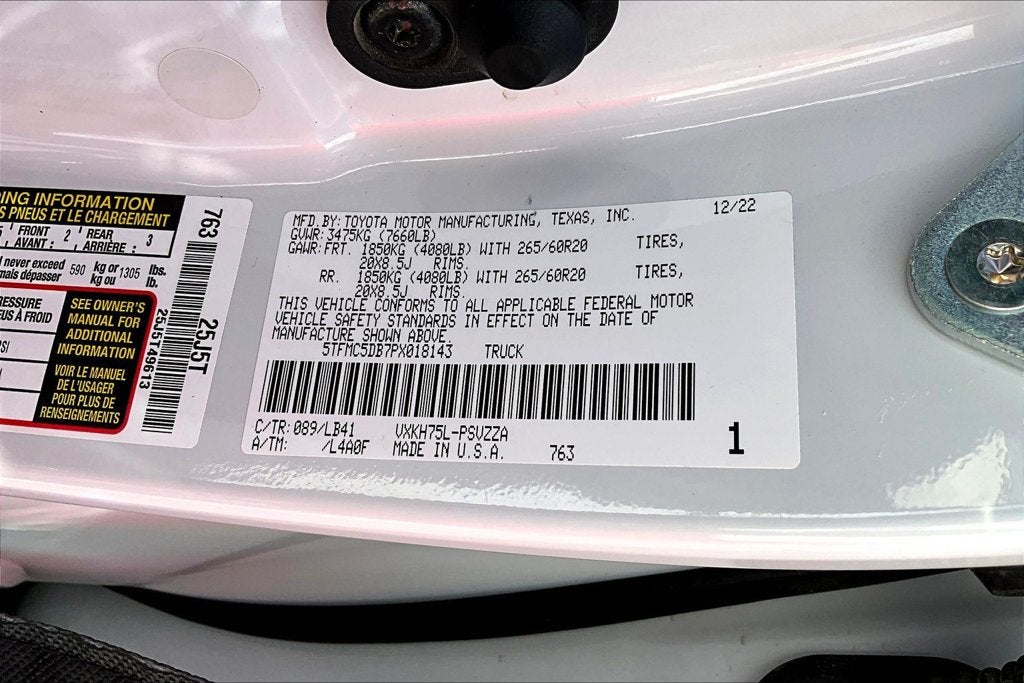 2023 Toyota Tundra Hybrid 1794 Edition