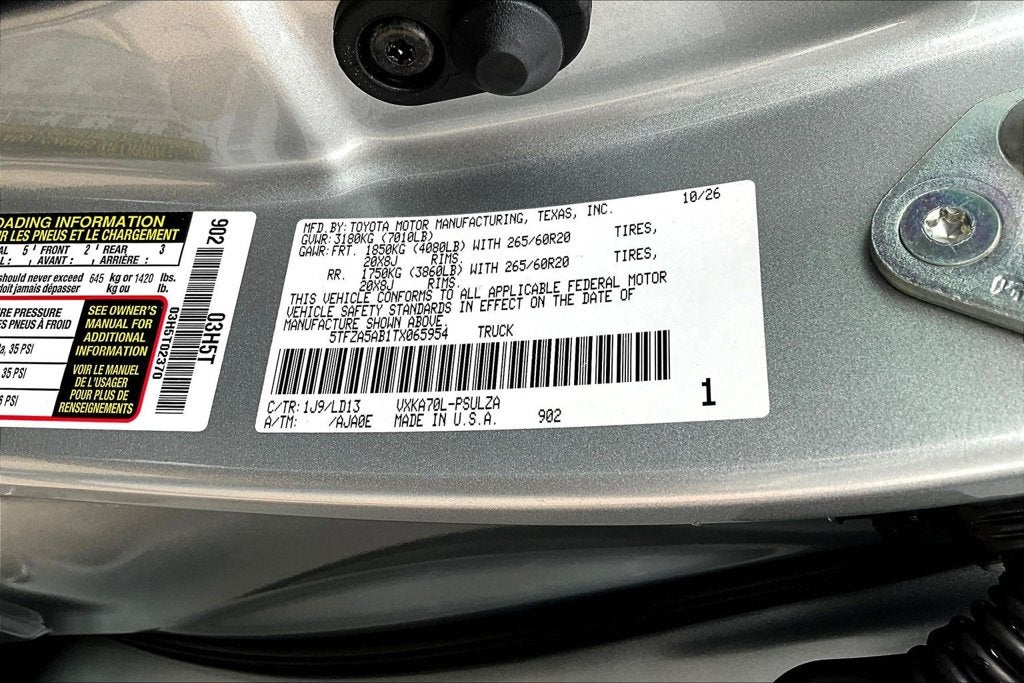 2026 Toyota Tundra Limited