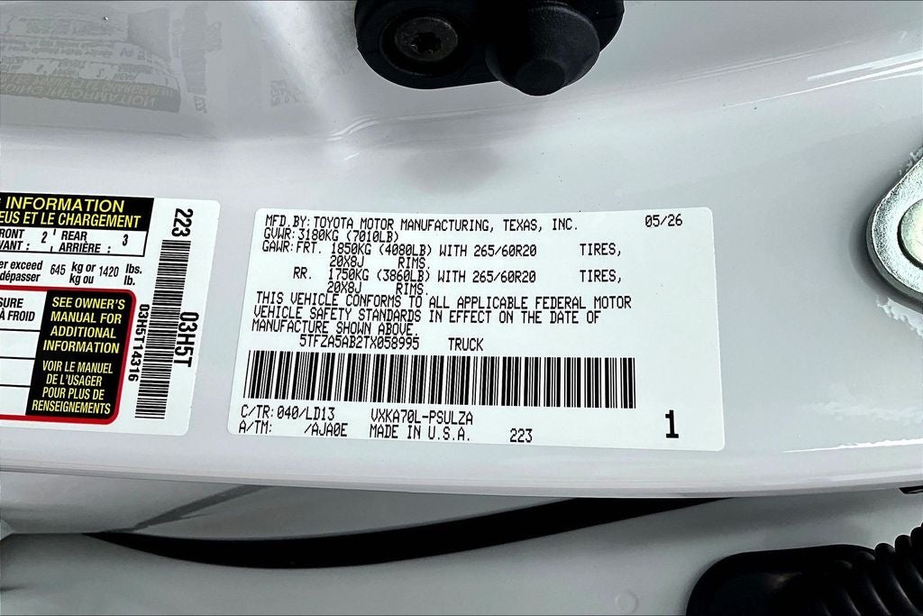 2026 Toyota Tundra Limited