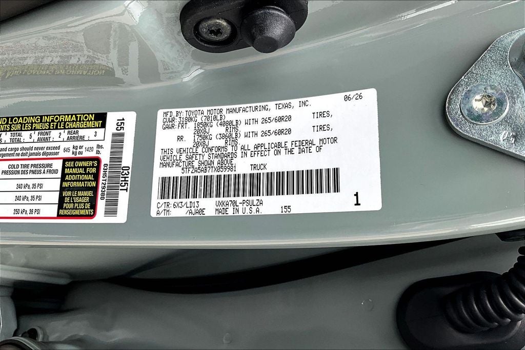 2026 Toyota Tundra Limited