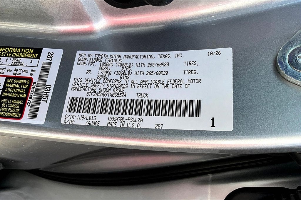 2026 Toyota Tundra Limited