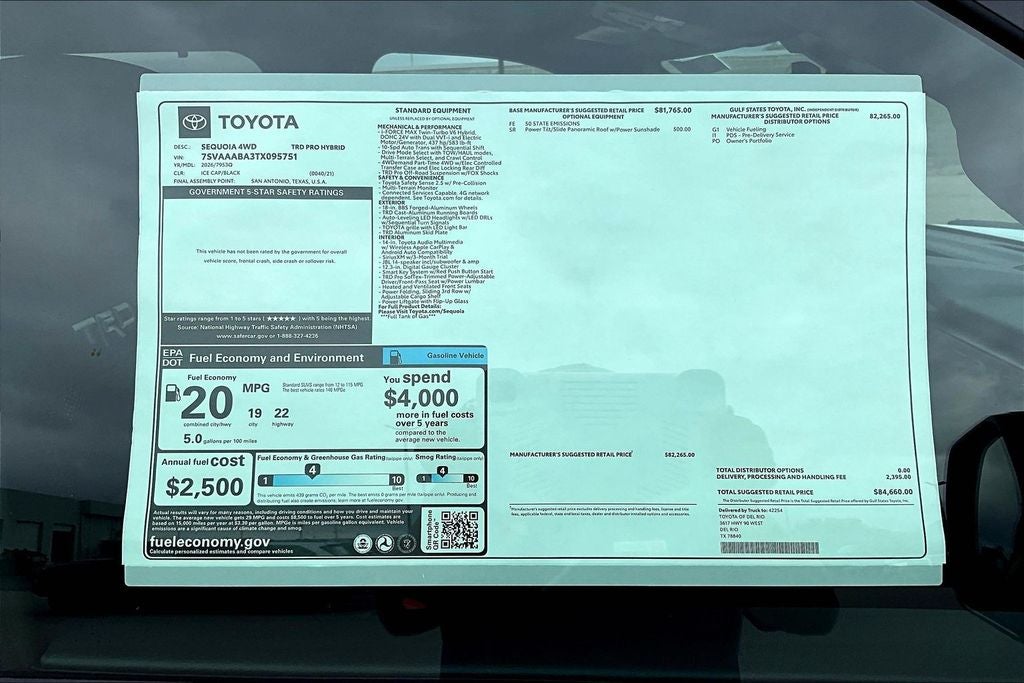 2026 Toyota Sequoia TRD Pro