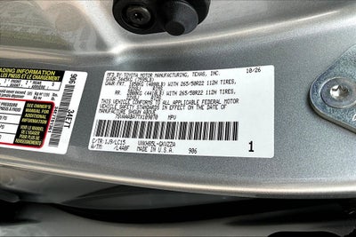 2026 Toyota Sequoia Capstone