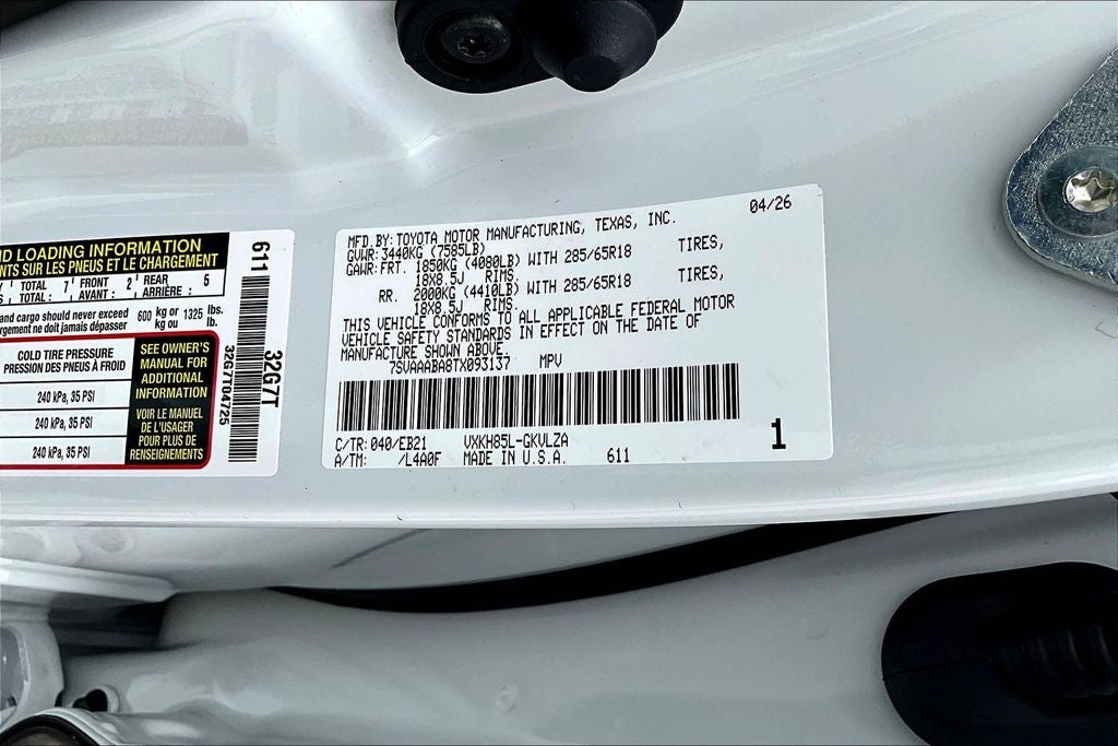 2026 Toyota Sequoia TRD Pro