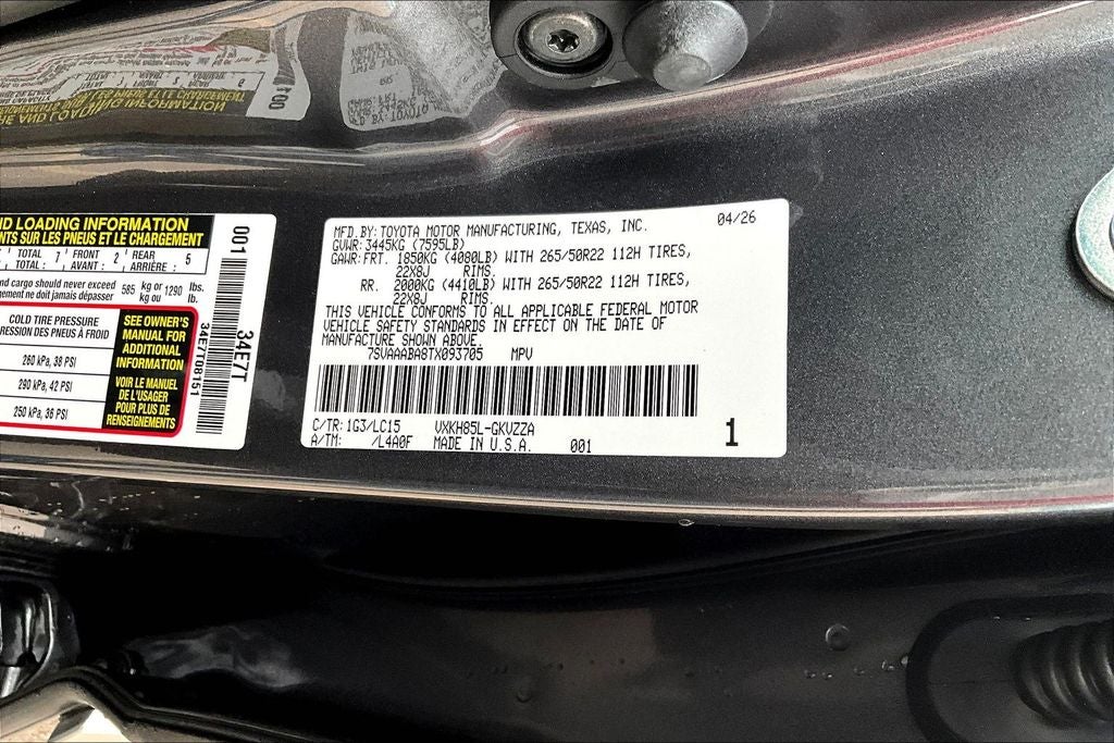 2026 Toyota Sequoia Capstone