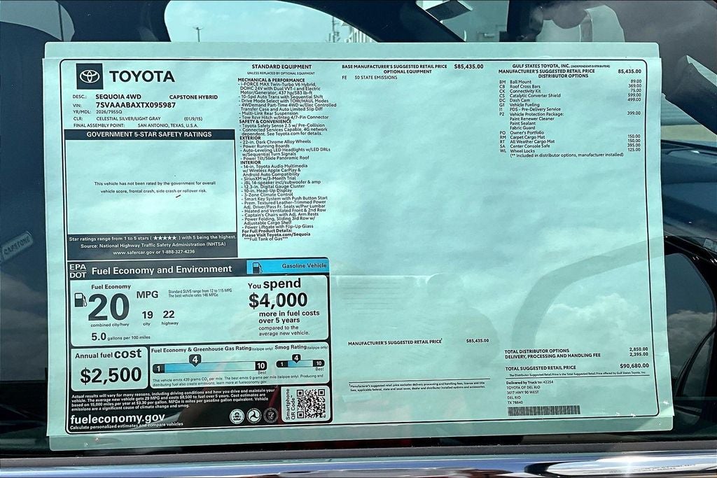 2026 Toyota Sequoia Capstone