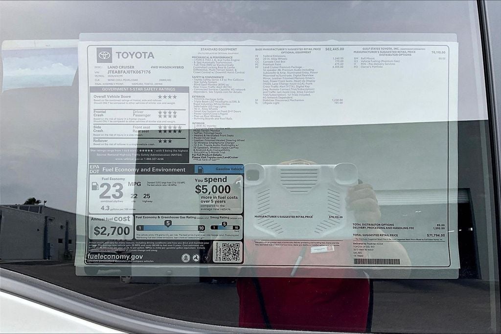 2026 Toyota Land Cruiser Base