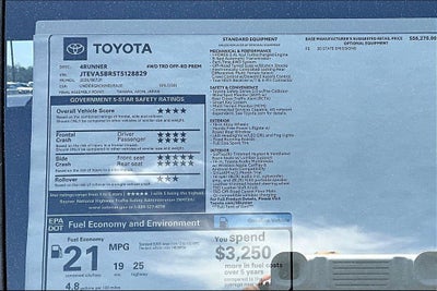 2026 Toyota 4Runner TRD Off-Road Premium