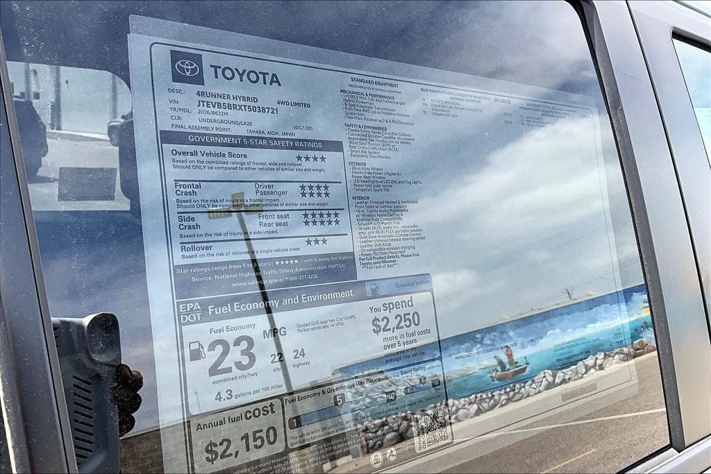 2026 Toyota 4Runner i-FORCE MAX Hybrid Limited