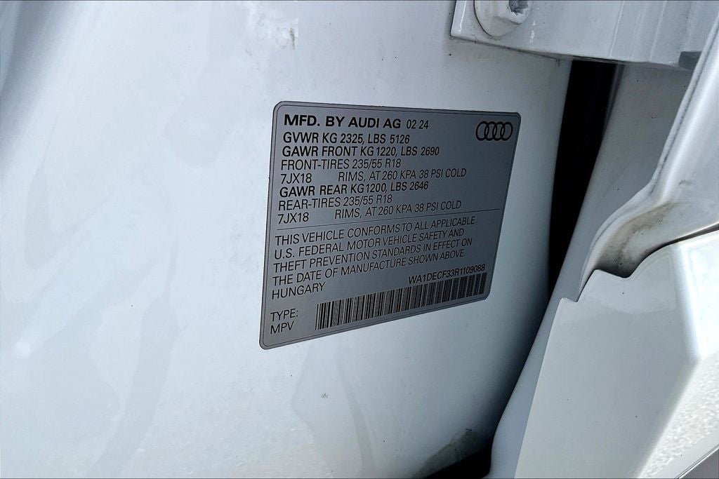 2024 Audi Q3 Premium S Line quattro