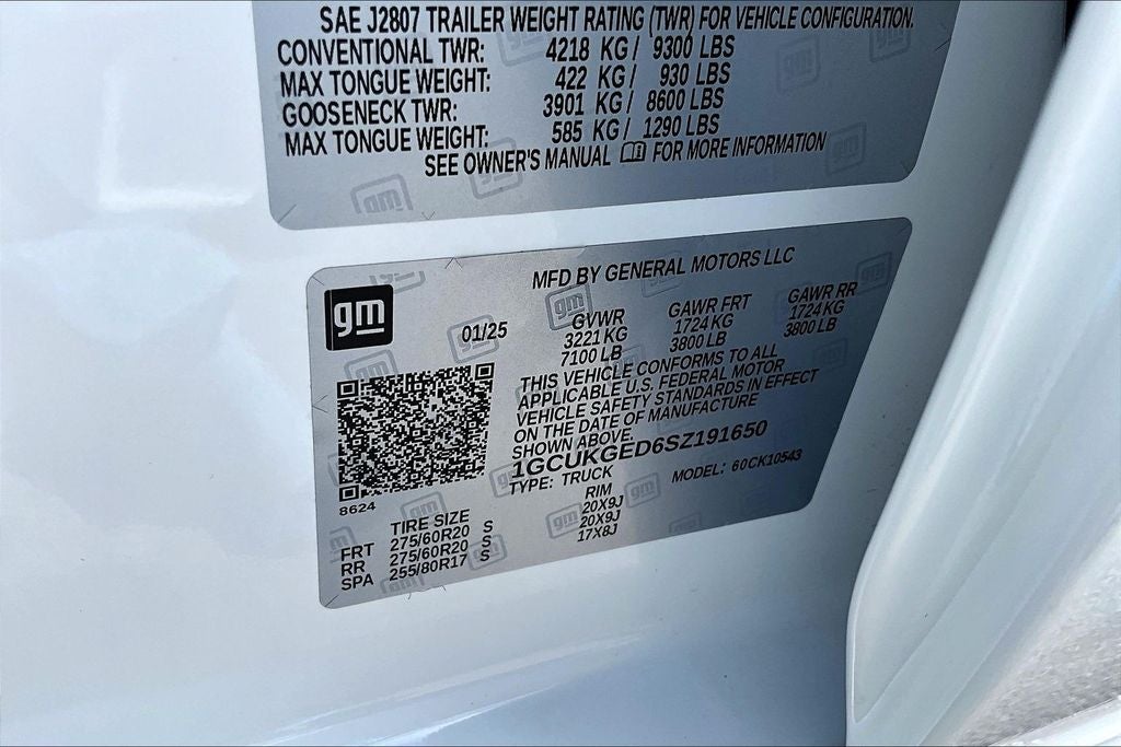 2025 Chevrolet Silverado 1500 LTZ