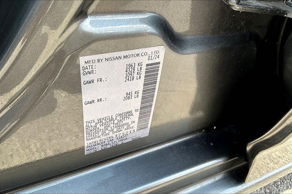 2024 Nissan Altima 2.5 SR