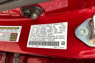 2022 Honda CR-V Special Edition