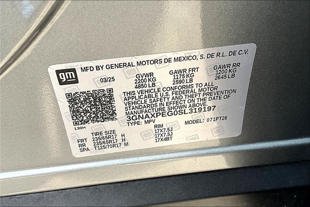 2025 Chevrolet Equinox LT
