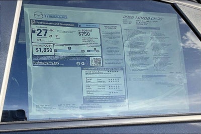 2026 Mazda Mazda CX-30 2.5 S Select Sport