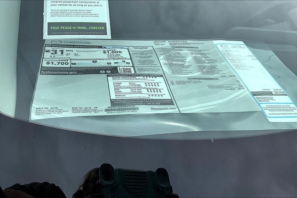 2025 Mazda Mazda3 2.5 S Select Sport