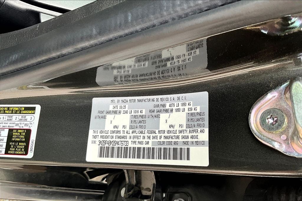 2025 Mazda Mazda3 2.5 S Select Sport