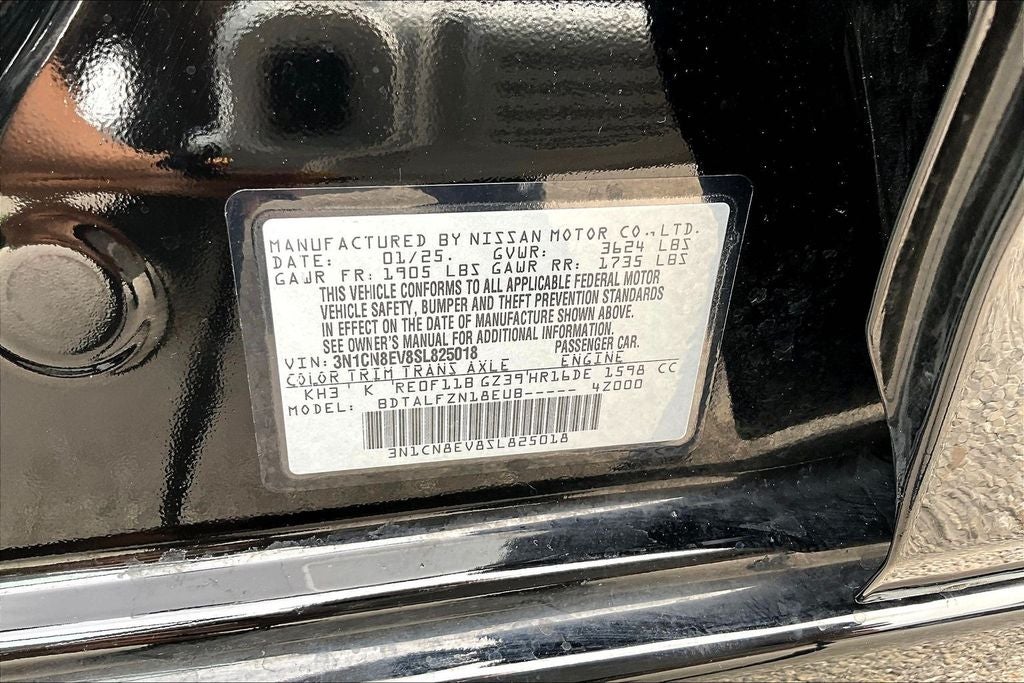 2025 Nissan Versa 1.6 SV