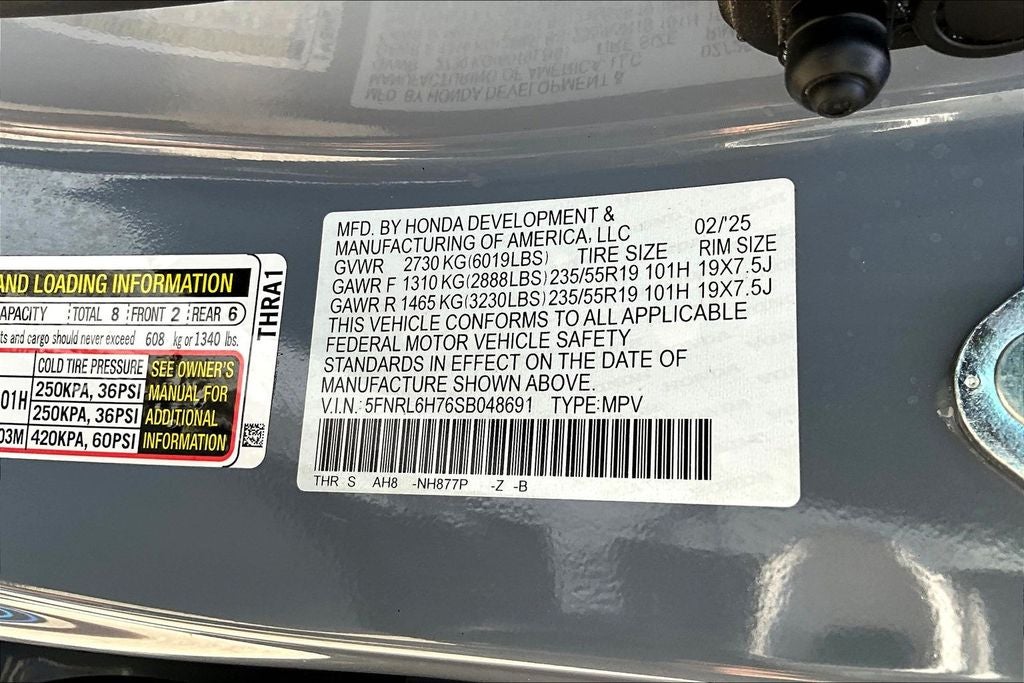 2025 Honda Odyssey Sport-L