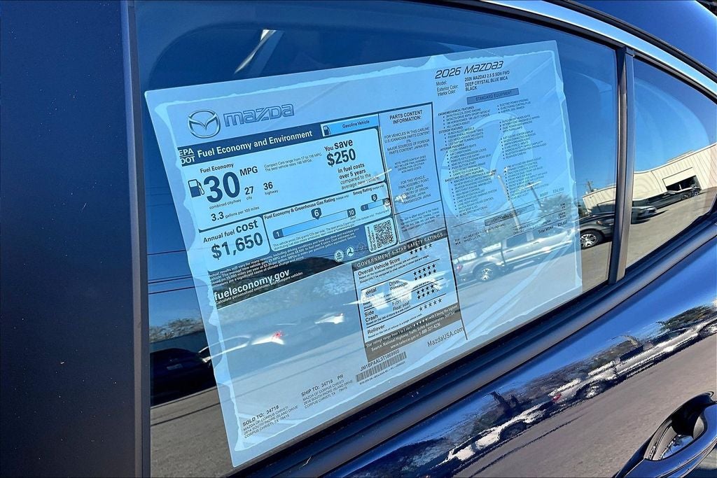 2026 Mazda Mazda3 2.5 S