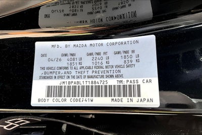 2026 Mazda Mazda3 2.5 S Select Sport