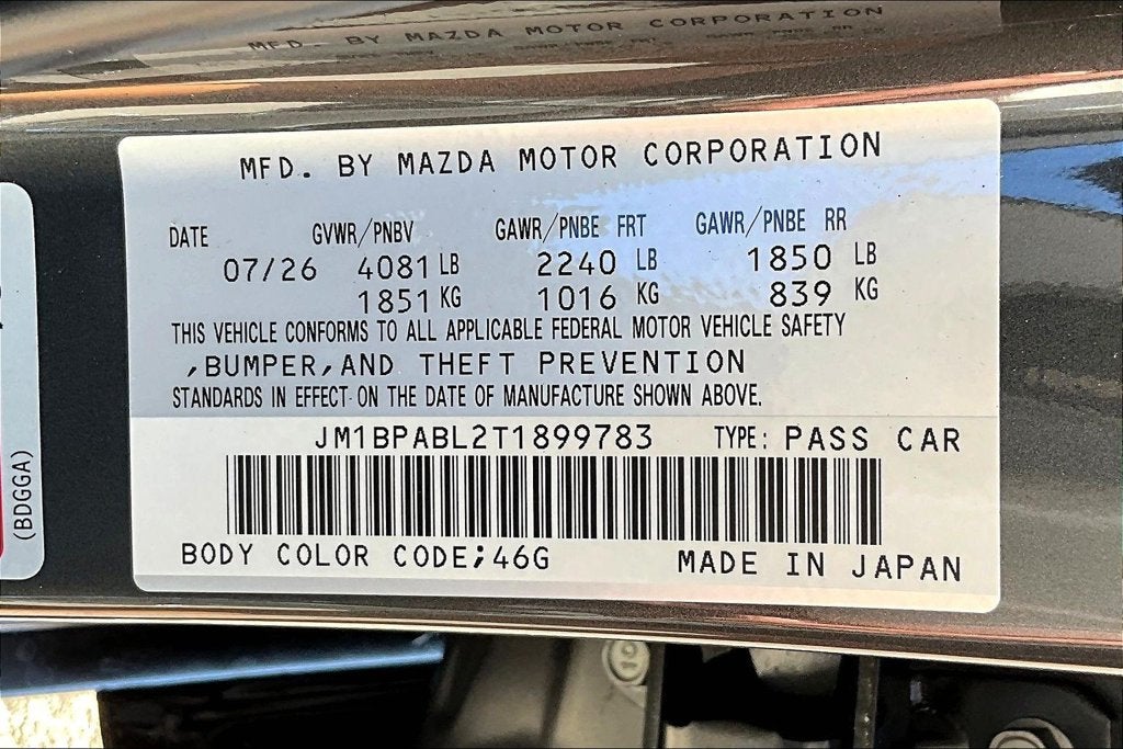 2026 Mazda Mazda3 2.5 S Select Sport