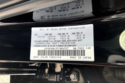 2026 Mazda Mazda3 2.5 S Select Sport