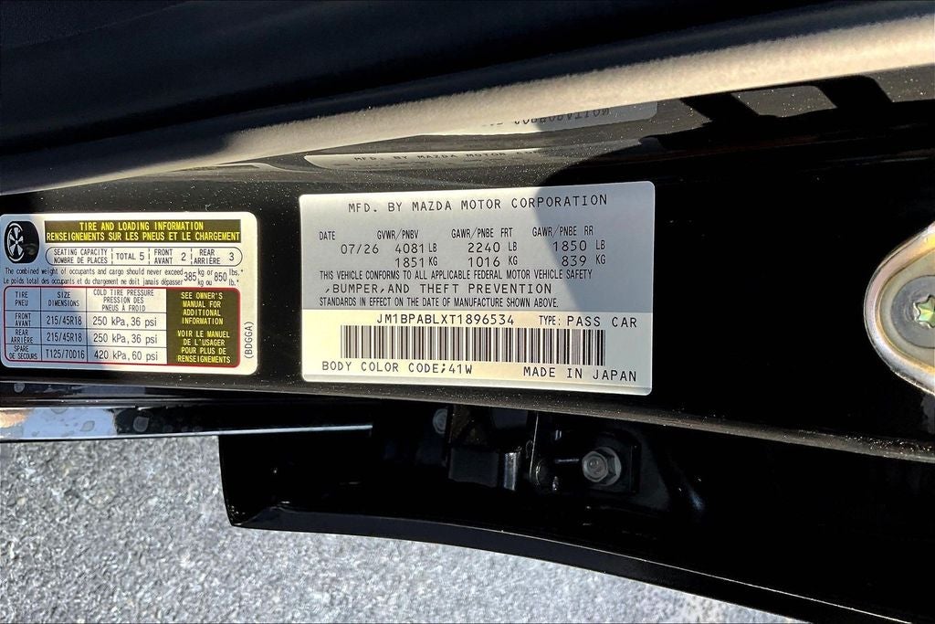 2026 Mazda Mazda3 2.5 S Select Sport