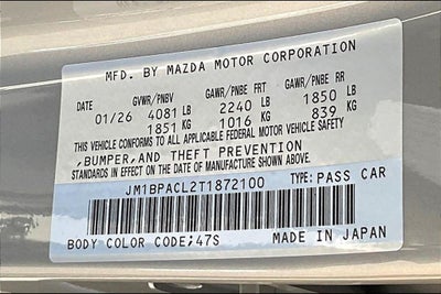 2026 Mazda Mazda3 2.5 S Preferred