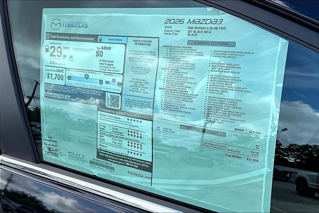 2026 Mazda Mazda3 2.5 S