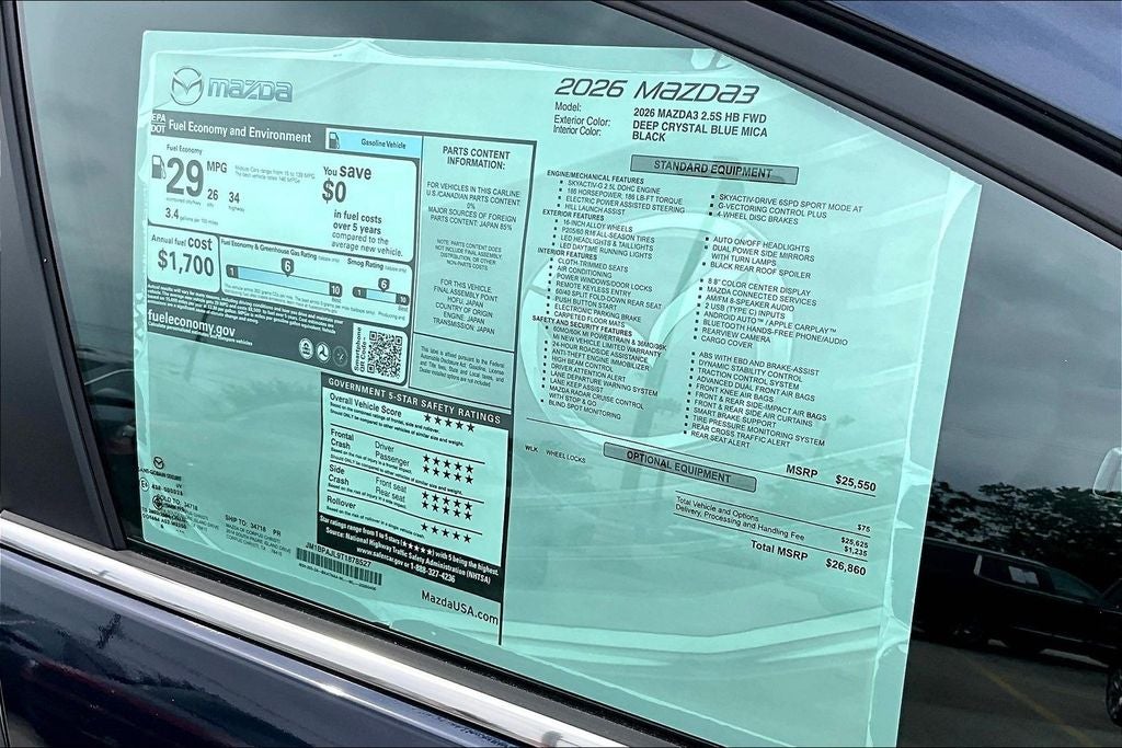 2026 Mazda Mazda3 2.5 S