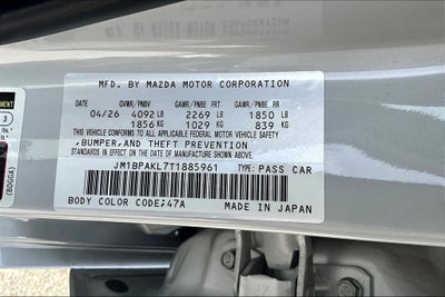 2026 Mazda Mazda3 2.5 S Select Sport