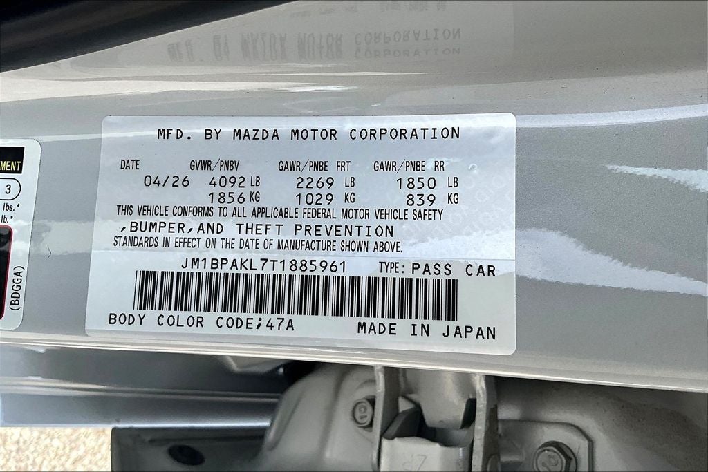 2026 Mazda Mazda3 2.5 S Select Sport
