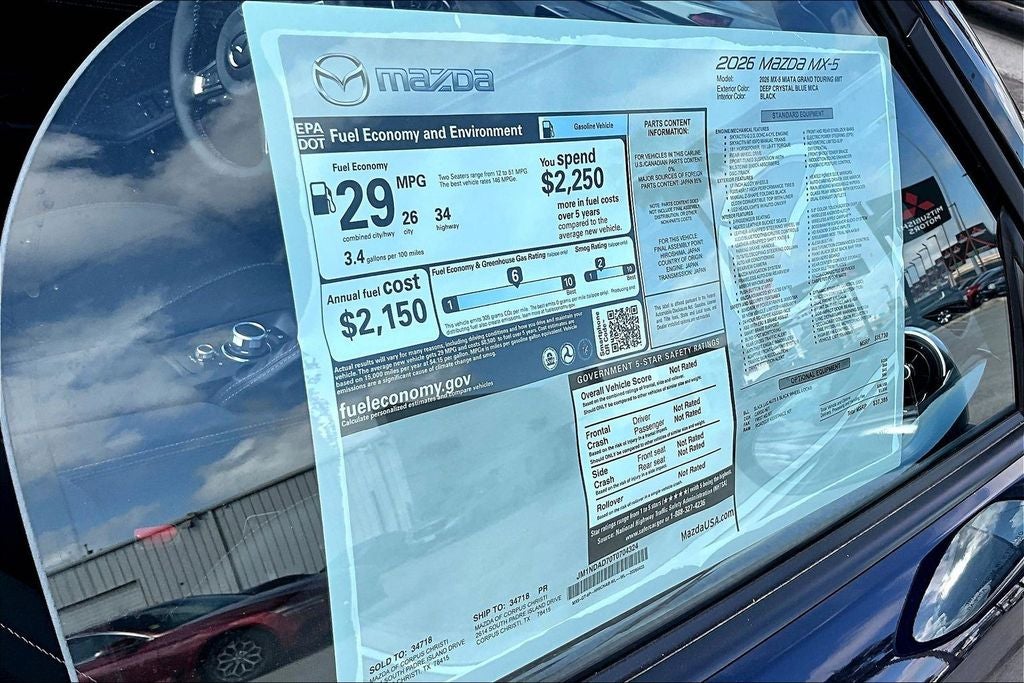 2026 Mazda Mazda MX-5 Miata Grand Touring
