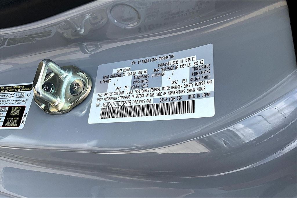 2026 Mazda Mazda MX-5 Miata Grand Touring