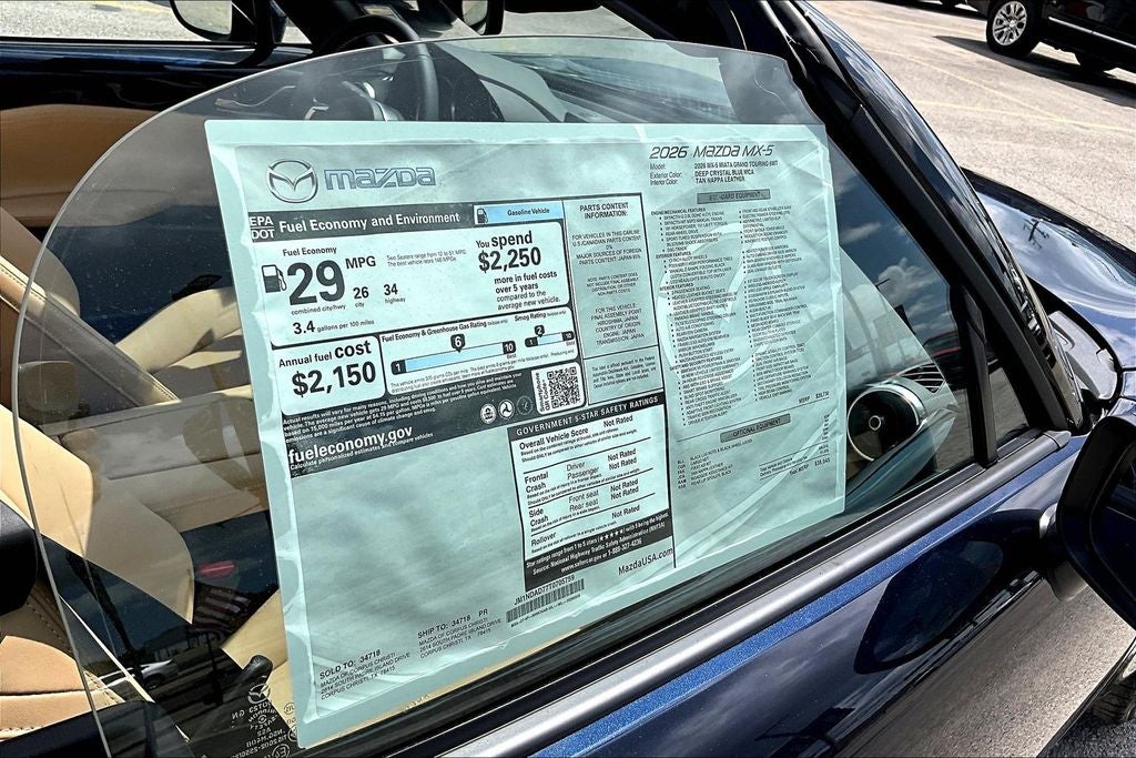 2026 Mazda Mazda MX-5 Miata Grand Touring