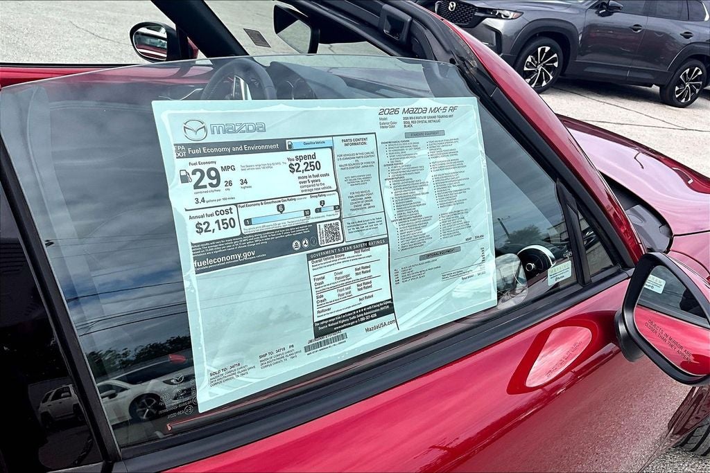 2026 Mazda Mazda MX-5 Miata RF Grand Touring