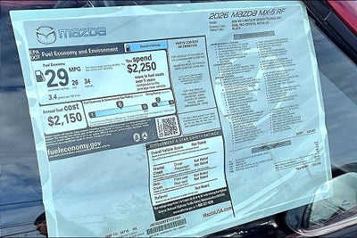 2026 Mazda Mazda MX-5 Miata RF Grand Touring